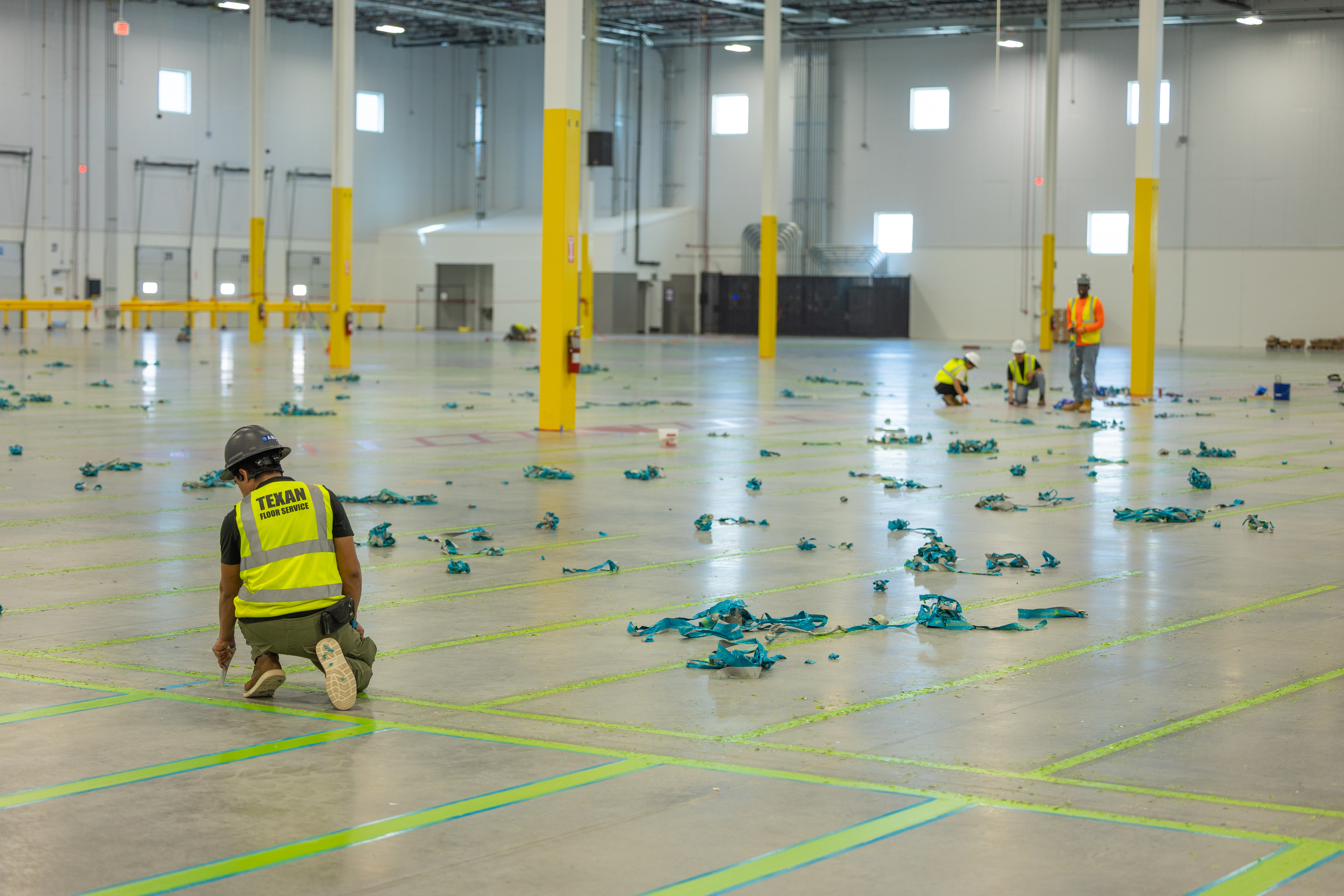 Manufacturing Commercial Flooring Solutions by Texan Floor Service in Houston, Texas
