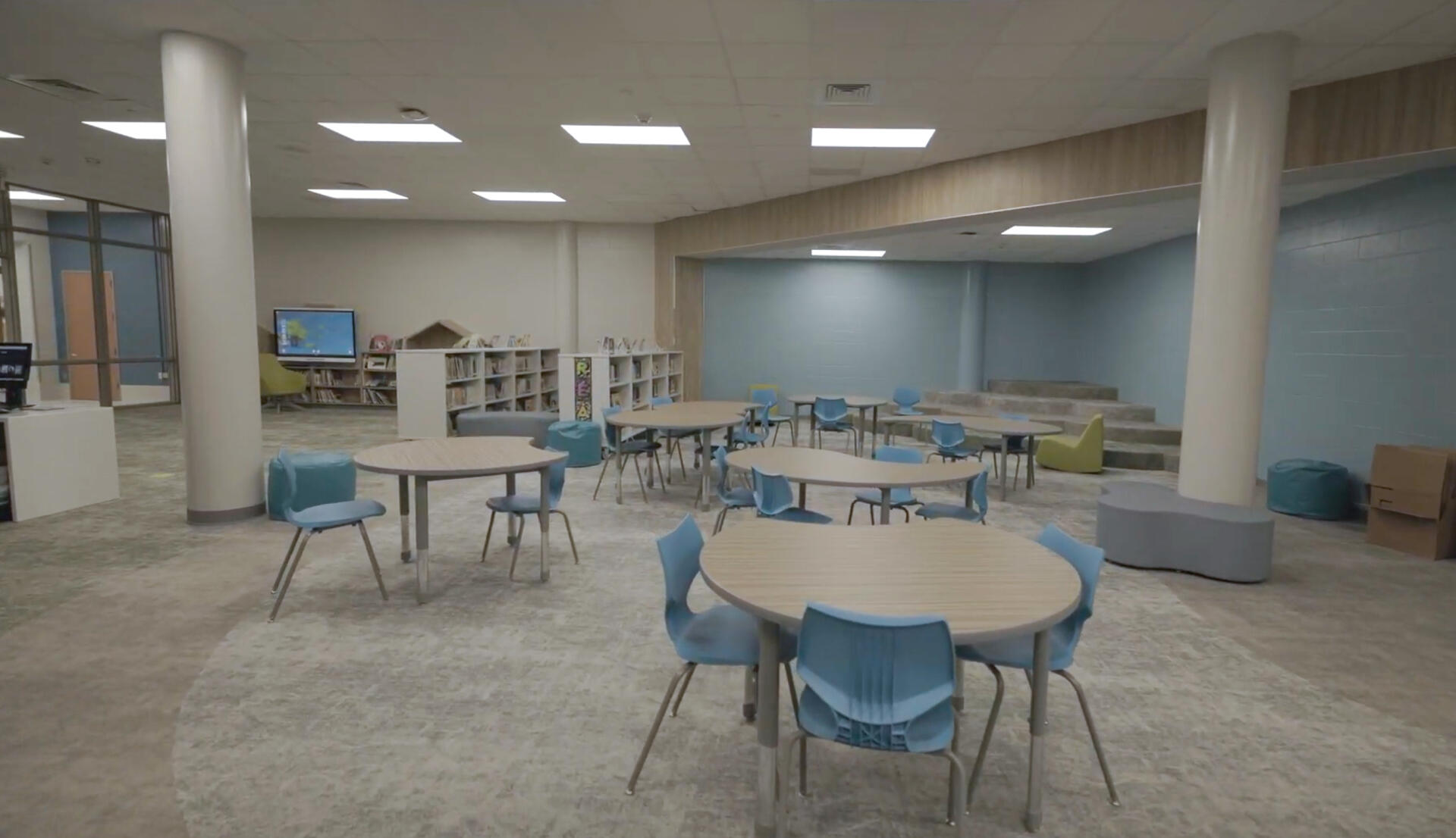 Waller ISD Renovation - Commercial Flooring Project Image 1 by Texan Floor Service | Roberts Road Elementary School