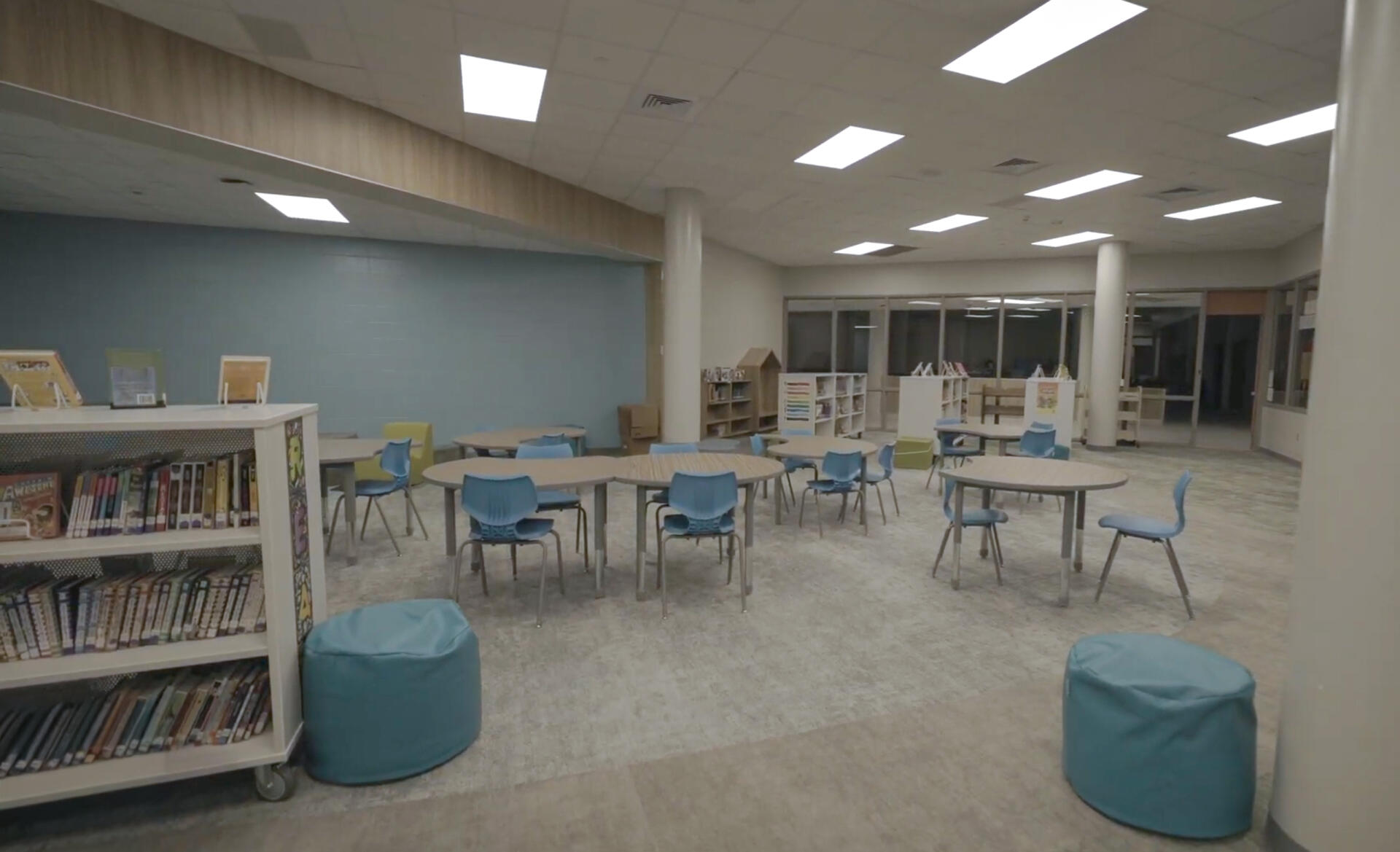 Waller ISD Renovation - Commercial Flooring Project Image 2 by Texan Floor Service | Roberts Road Elementary School