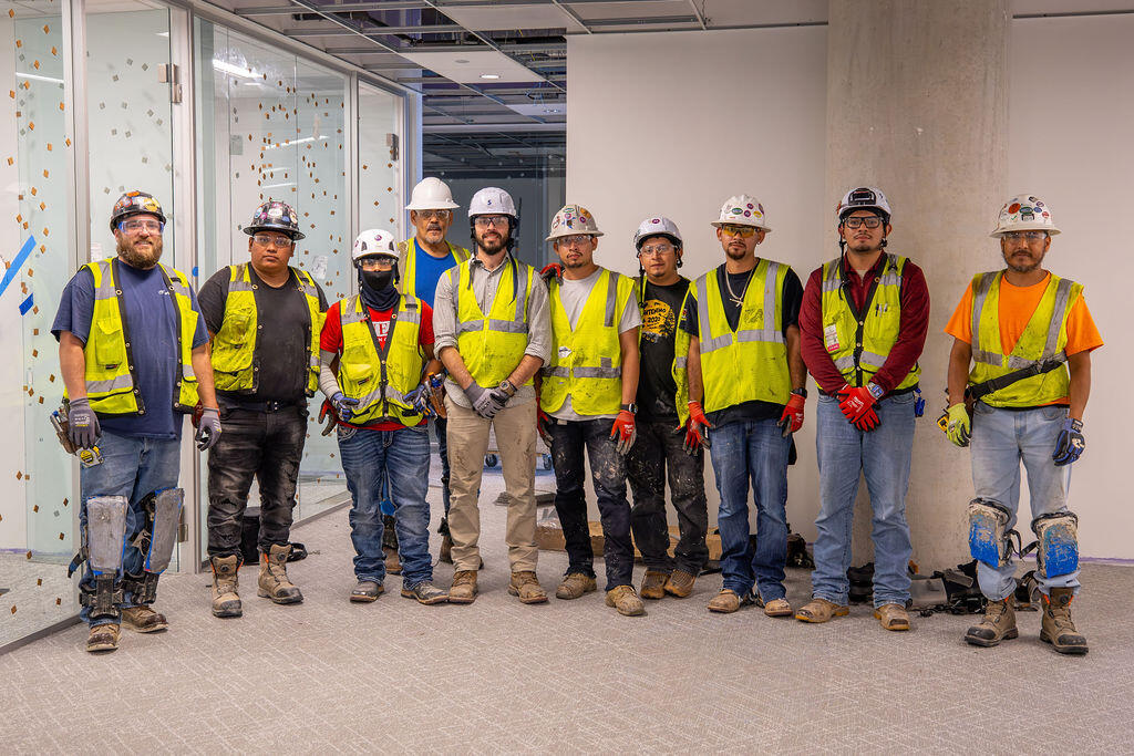 Baylor Construction - Commercial Flooring Project Image 1 by Texan Floor Service | Baylor Construction