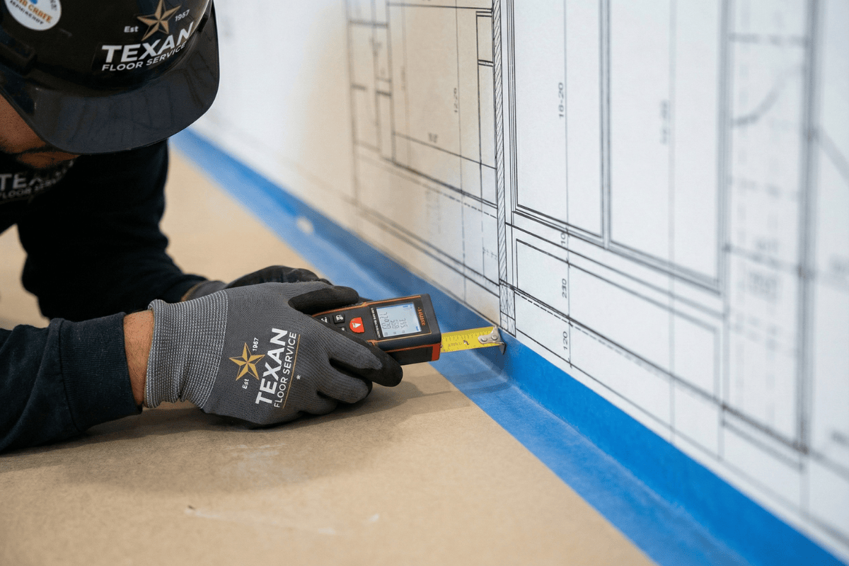 Precision Construction Technology Services - Commercial Flooring Service by Texan Floor Service in Houston, Texas