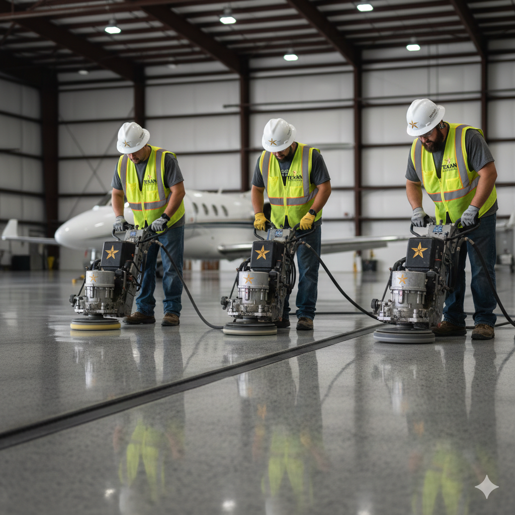 Polished Concrete - Commercial Flooring Service by TFS